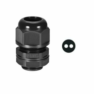 M25 Nylon Cable Gland 2 Holes M25-H2 - 1 Pack of 10 pcs - Picture 1 of 4