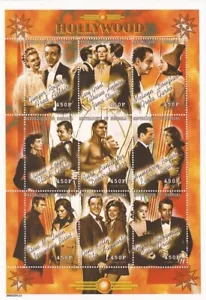 Senegal - 1999 Hollywood Couples Bogie & Bacall, Gable & Leigh-19F-033 - Picture 1 of 1