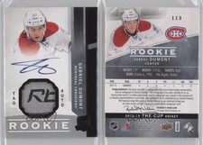 2012-13 Upper Deck The Cup Black Tag /5 Gabriel Dumont RPA Rookie Patch Auto RC