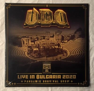 U.D.O. - Live In Bulgaria 2020 (Ltd DARK GREEN 3-LP) Only 100 Copies Made - NEW - Image 1 of 3