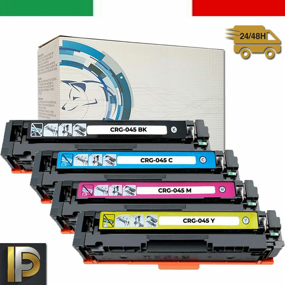 ADATTO A CANON TONER NERO 045H MF 635 CX MF 613 CN LBP 611 CN MF 633 CDW