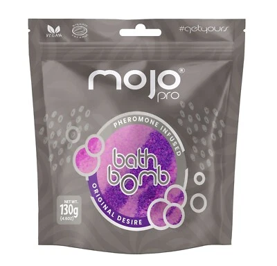 NAUGHTY ORIGINALS Mojo Pro Pheromon infundierte Badebombe (Originalwunsch)
