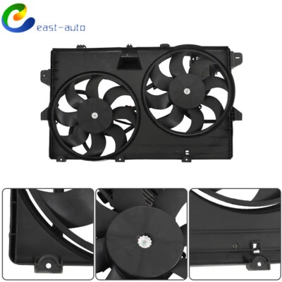 AC Dual Radiator Cooling Fan Assembly For 2007-2015 Ford Edge Lincoln MKX 621392 - Image 1 of 4