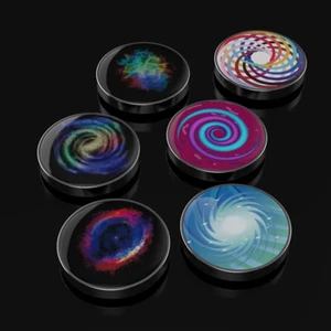 Galaxy Star Spinning Gyro Stahl Stress Spielzeug Dekompression Gyroskop Spinner ADHS - Bild 1 von 14