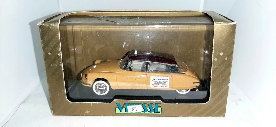 CITROEN DS 19 TAXI RADIO L043 B VITESSE SCALA 1:43 - Immagine 1 di 1