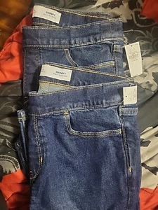 2/$40 Old Navy GIRLs Denim Skinny Pull-On Jeans Size L (10-12) New (with tags) - Picture 1 of 3