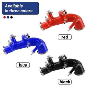 Silicone Turbo Intake Hose & Clamps for Subaru WRX STI EJ20 Forester SG XT EJ25 - Picture 1 of 9