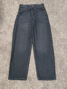 Wrangler Pants Girls Size 12 Slim Black Denim Jeans Adjustable Waist  - Picture 1 of 5