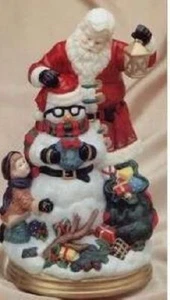 NEW CHRISTMAS SANTA & SNOWMAN HOLIDAY MUSICAL - Picture 1 of 1
