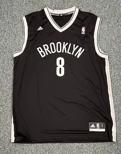 Brooklyn Nets #8 Deron Williams Size L Adidas Basketball Jersey - Picture 1 of 2