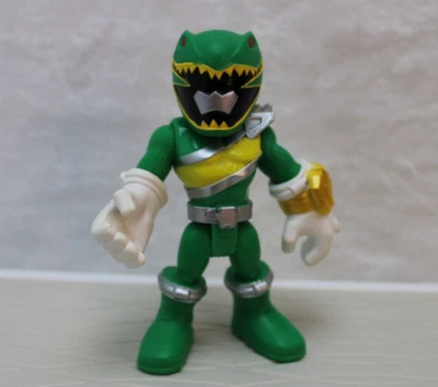 Figura Playskool Heroes Mighty Morphin GREEN POWER RANGER 3" abierta suelta Foto 1 de 4