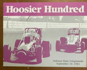 Indiana Hoosier Hundred Sprintcar 1983 póster de colección 22X17 coche de garaje de carreras - Imagen 1 de 1