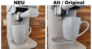 Niedrige Tropfschale für die Philips Baristina Siebträger-Kaffeemaschine weiß #1 - Bild 1 von 8