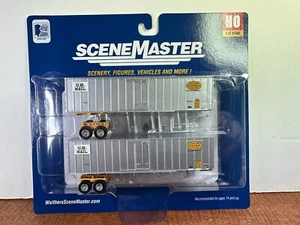 HO SceneMaster 949-2608 New York Central NYC 40' Flexi Van Trailers Walthers KIT - Picture 1 of 2