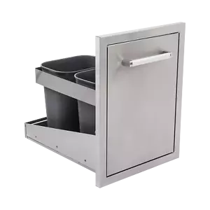 Mülleimer Abfalleimer Eimer Outdoorküche Gasgrill Zubehör Grill Müllsammler - Bild 1 von 3