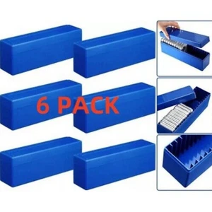 6 PACK Storage Box Plastic Case for 20 Certified PCGS NGC Slabs Coin Holders US - Picture 1 of 11