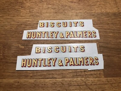 2 Transferts pour Wagon Biscuits Huntley & Palmers Hornby train échelle O - Photo 1/2