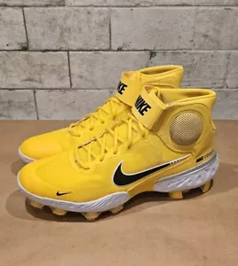 Nike Alpha Huarache Elite 3 Mid MCS Baseball Cleat Yellow CZ4455-700 Size 15 - Picture 1 of 7