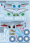 WARBIRD DECALS 1/48 P40Bs American Volunteer H81A2 & RAF 112th  WBS148058-NEW