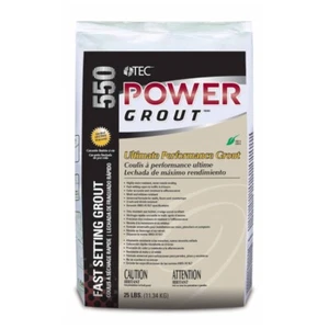 TEC 550 Power Grout Antique White 25 Lbs Ultimate Performance Fast Setting New - Picture 1 of 2