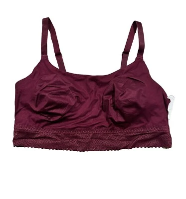 Women's So Soft Bralette - Auden Burgundy XL - Image 1 of 2