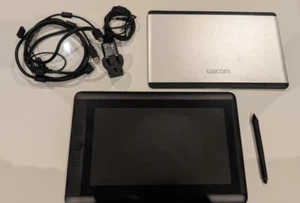 Wacom Cintiq 13HD Pen Drawing Monitor Display - Black w/ Pen and Kickback Stand! - Afbeelding 1 van 6