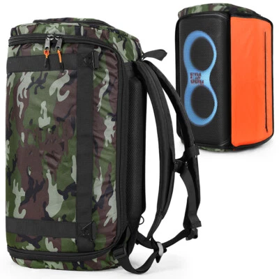 Travel Backpack Carrying Case For JBL PartyBox 120 Bluetooth Speaker Storage Bag - Image 1 of 4