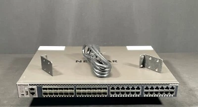 NETGEAR M4300-48XF  XSM4348S  48Port 10GBase-X Managed Switch-Fast Shipping - Image 1 of 4
