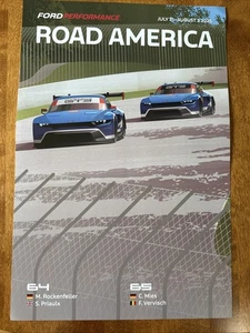 Poster 2025 FORD Mustang GT3 CHALLENGE ROAD AMERICA Elkhart Lake, WI UNSIGNED - Picture 1 of 5