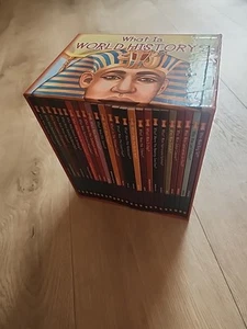 What Is World History 25 Book Boxed Set Paperback Lot TITANIC D-DAY GOLD RUSH - Picture 1 of 11