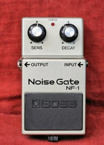 Boss Roland NF-1 Guitar Effect Pedal Noise Gate  Black Lable   MIJ   Nice - Picture 1 of 6