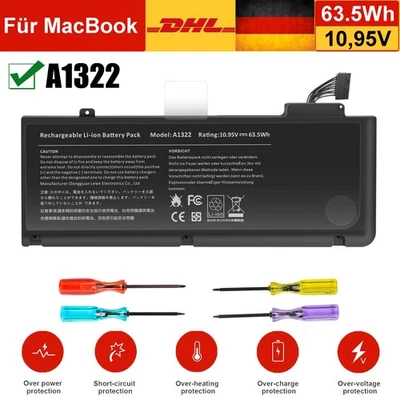 A1322 A1278 Akku für Apple MacBook Pro 13'' Mid 2009 2010 2012 Early/Late 2011  - Bild 1 von 4