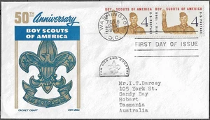 (20)  USA - 1960 50th ANNIVERSARY BOY SCOUTS OF AMERICA FIRST DAY COVER - Picture 1 of 1
