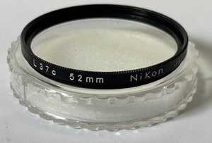 Nikon - Genuine 52mm L37c UV Ultra Violet Filter - Case / vgc - Picture 1 of 3