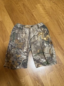 Boys Carhartt Camo Shorts Size 5 - Picture 1 of 3
