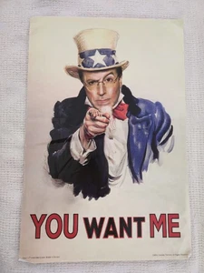 Stephen Colbert You Want Me Uncle Sam Parodie Poster Comedy Partner 2012 18x12! - Bild 1 von 13