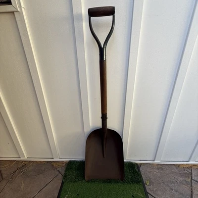 Vintage Ames True Temper “C.T.Co. STEEL” Grain Scoop Shovel Blue D Handle - Image 1 of 4