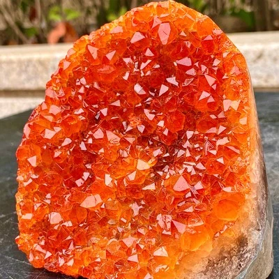 2.25LB  Natural yellow crystal cave quartz crystal mineral specimen - Image 1 of 4