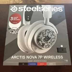 Nuevos Auriculares Inalámbricos SteelSeries Nova 7P - PC XBOX PS5 Switch - Blancos - SELLADOS - Imagen 1 de 3