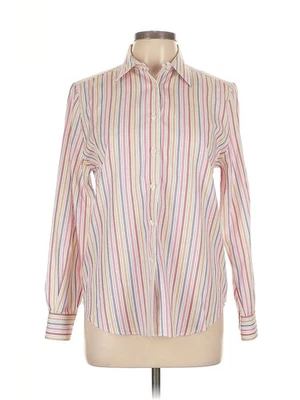 Charles Tyrwhitt Women Ivory Long Sleeve Blouse 12 - Image 1 of 4