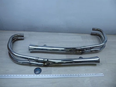 1978 Kawasaki KZ1000 LTD K20992. exhaust headers mufflers tail pipes - Image 1 of 4