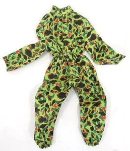 Hasbro GI Joe 1964 Adventure Team Marine Camouflage Jumpsuit Vintage Hong Kong - Bild 1 von 4