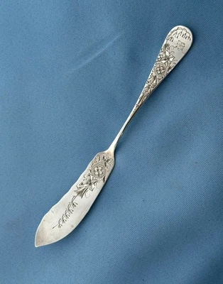 Нож для масла Whiting Sterling Master Lily Patt 7 дюймов моно 19 г - Изображение 1 из 4