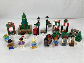 Lot of 2 LEGO Christmas Sets -  40262 Train Ride & 40263 Town Square - Complete