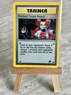 Pokémon TCG Rocket's Sneak Attack 16/82 Team Rocket Holo (English) - MP(-) - Image 1 of 4