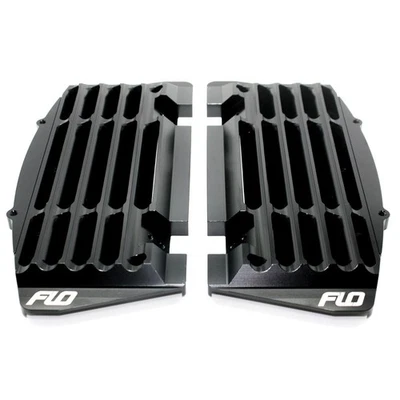 FLO MOTORSPORTS soportes de radiador de alto flujo negro FLO751BLK Foto 1 de 3