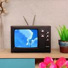 Puppenhaus Miniatur 1/12 Vintage Tv Mini Fernseher Möbelzubehör 2W1k Q0w1