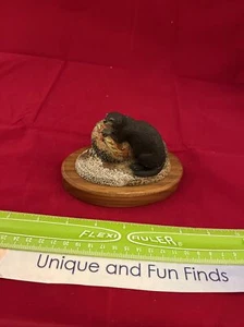 Hamilton American Wildlife Bronze Collection Sea Otter Sculpture Deaton 1977 EUC - Picture 1 of 5