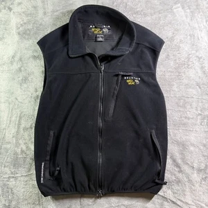 Mountain Hardwear Gore Windstopper Fleece Vest Full Zip Black Large - Picture 1 of 9