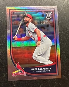 2018 Topps Big League Rainbow Foil Matt Carpenter #278 9/100